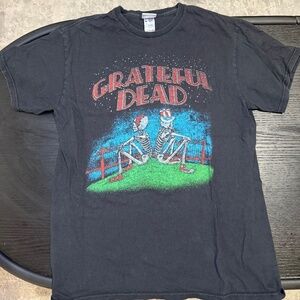 Vintage Grateful Dead Skeleton Golden Gate Bridge Concert Tee Small Junk Food